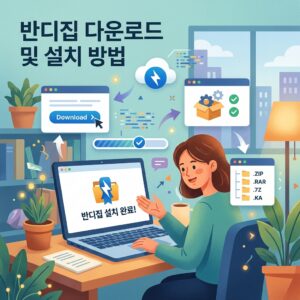 ai thumbnail illustration 반디집 다운로드 및 설치 방법 1786661516