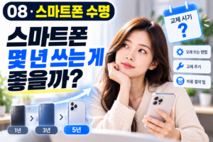 스마트폰 몇 년 쓰는 게 좋을까? 교체 시기와 오래 쓰는 방법 1 스마트폰 몇 년 쓰는 게 좋을까? 교체 시기와 오래 쓰는 방법 썸네일