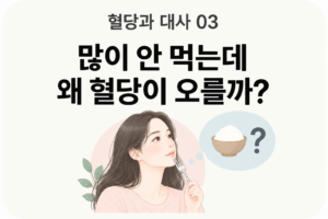 밥을 많이 먹지 않아도 혈당이 오르는 이유 5가지, 50대부터 달라지는 혈당 관리 5 공복혈당은 정상인데 식후혈당이 높다면? 놓치기 쉬운 혈당 변화 썸네일