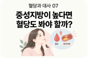 중성지방이 높다면 혈당도 확인해야 할까? 건강검진 수치 함께 읽는 법 1 중성지방이 높다면 혈당도 확인해야 할까? 건강검진 수치 함께 읽는 법 썸네일